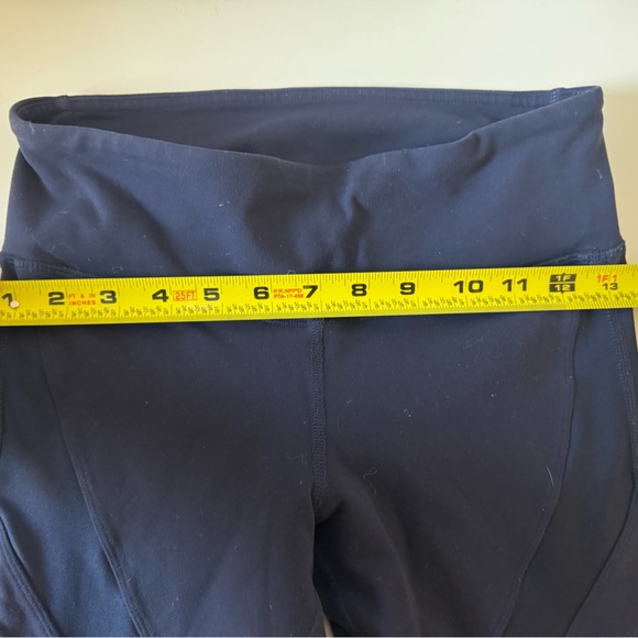 ALO YOGA Moto Mesh Leggings Navy Blue size Small - Picture 8 of 12